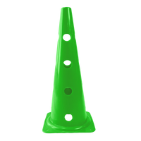 Cone plástico de agilidade furado 50cm Velden - Amarelo