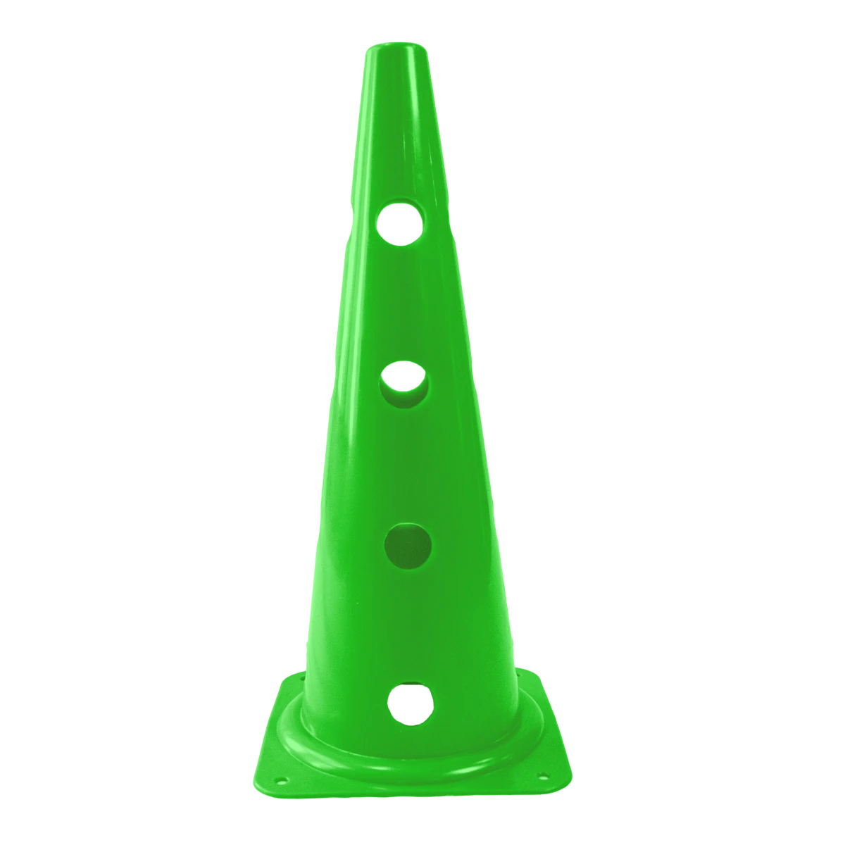 Cone plástico de agilidade furado 50cm Velden - Amarelo