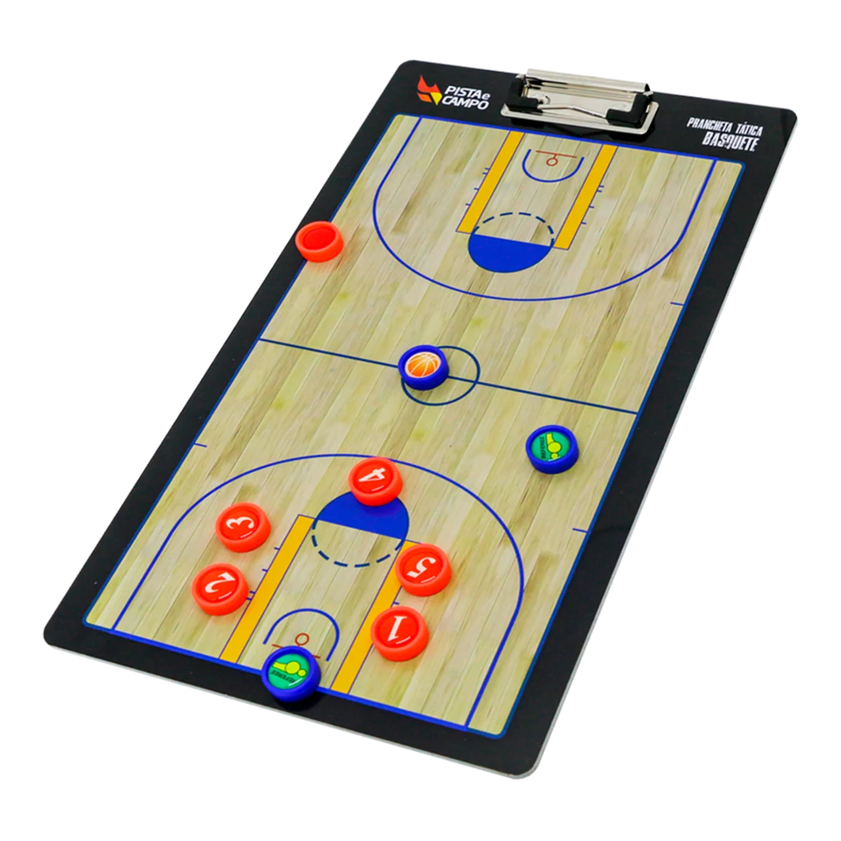 Prancheta tática magnética com caneta para treinamento de basquete Pista e Campo