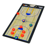 Prancheta tática magnética com caneta para treinamento de basquete Pista e Campo