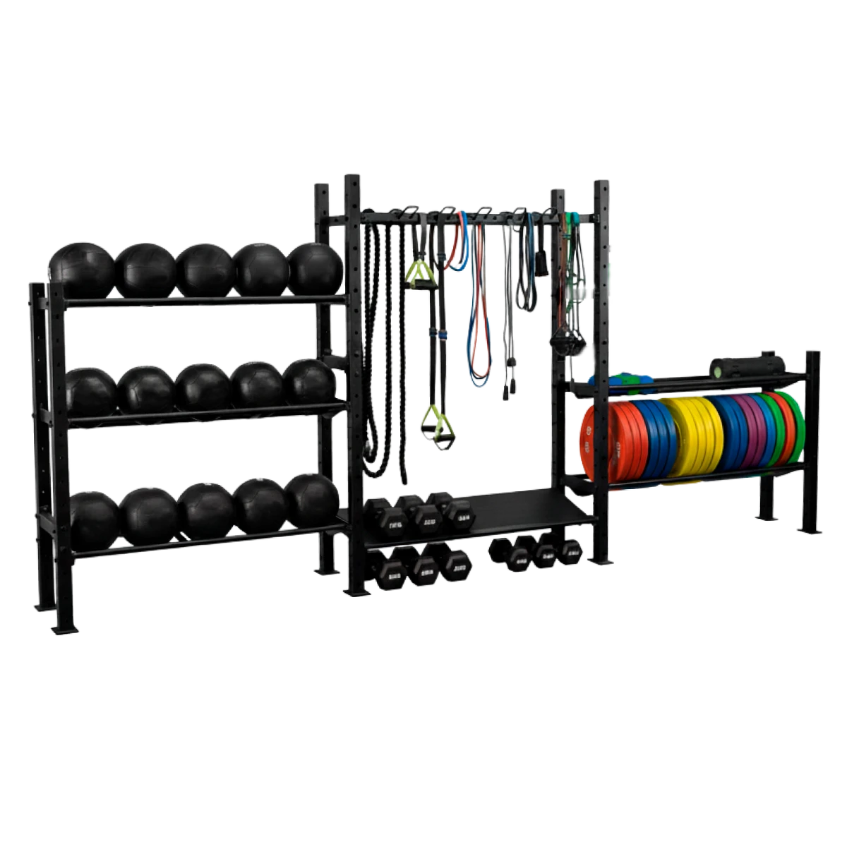 Estante Expositor de Materiais Crossfit e Musculação Envolst
