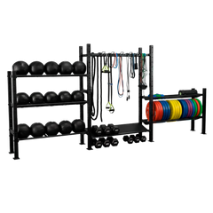 Estante Expositor de Materiais Crossfit e Musculação Envolst