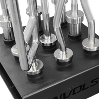 Suporte Expositor de Chão 9 Barras Olímpicas Envolst