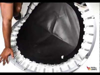 Mini jump cama elástica profissional dobrável 36 molas com capa Envolst