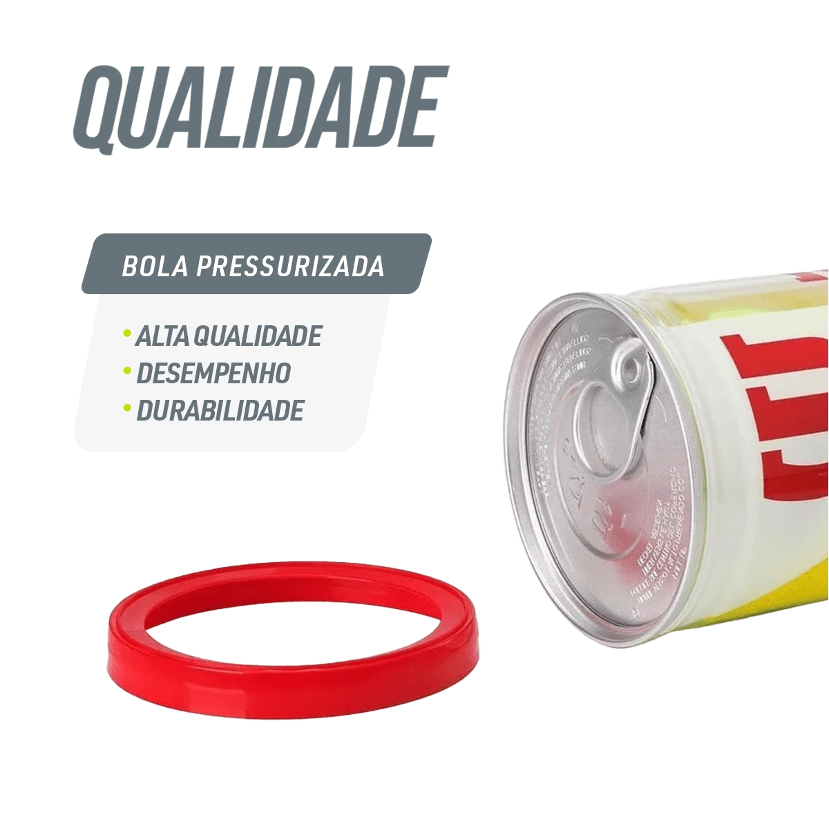 Bolinha/bola de tênis de campo Championship Extra Duty Wilson - tubo com 3 und