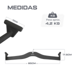 Puxador Anatômico 85cm Emborrachado Envolst