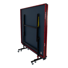 Mesa de tenis de mesa de aco e madeira azul com rede 6202-18MM