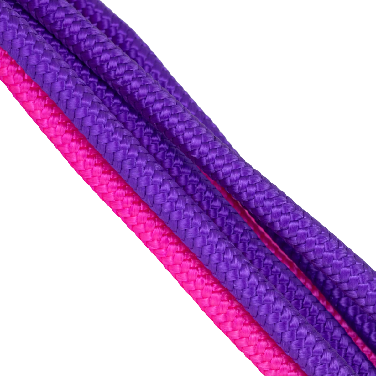 Corda Oficial Ginástica Rítmica 3m Gracios - Roxo e Rosa