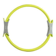 Anel de Pilates Tonificador Flexível Envolst - Verde e Cinza