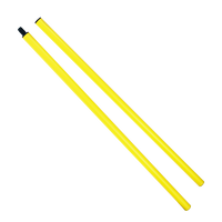 Baliza (slalom) com base de plástico Velden - cnj com 5 und - com bolsa - Amarelo