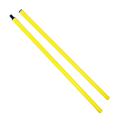 Baliza (slalom) com base de plástico Velden - cnj com 5 und - com bolsa - Amarelo