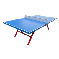 Mesa de tênis de mesa outdoor de fibra de vidro Pista e Campo