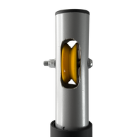 Par de postes móveis de tênis, badminton e voleibol Pista e Campo