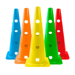 Cone plástico de agilidade furado 50cm Velden - Amarelo