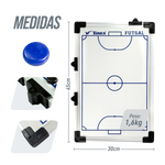 Quadro tático para treinamento esportivo futsal 45x30cm Vinex
