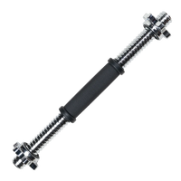 Barra de Musculação Halter 40cm Maciça e Emborrachada Envolst