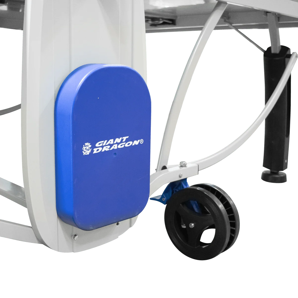 Mesa de tenis de mesa de aco e fibra ACP outdoor azul com rede S8022