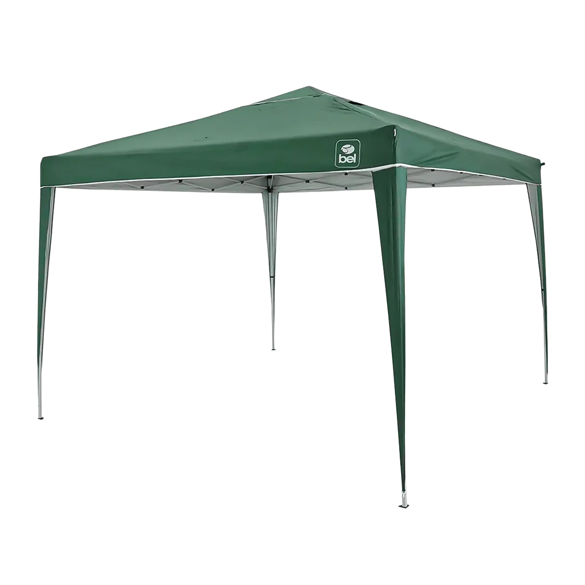 Tenda gazebo dobrável sanfonada de alumínio 3m x 3m Bel Bege