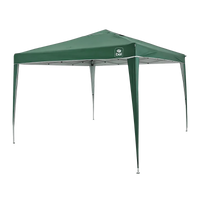 Tenda gazebo dobrável sanfonada de alumínio 3m x 3m Bel Bege
