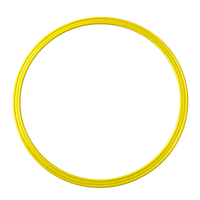 Arco plano de agilidade 40cm (avulso) Velden - Amarelo