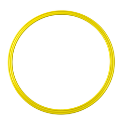 Arco plano de agilidade 40cm (avulso) Velden - Amarelo