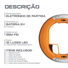 Pistola disparador eletrônico para partida profissional Halo Gill