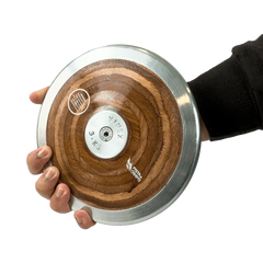 Disco de aço e madeira 3kg Pista e Campo