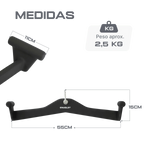 Kit Puxadores Anatômicos Revestido Musculação Envolst