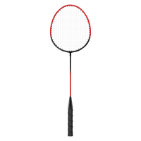Kit de badminton com 04 raquetes de aço, 02 volantes, postes de aço e rede Loire