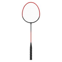 Kit de badminton com 04 raquetes de aço, 02 volantes, postes de aço e rede Loire