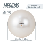 Bola Ginástica Rítmica Oficial 400g Gracios - Preto