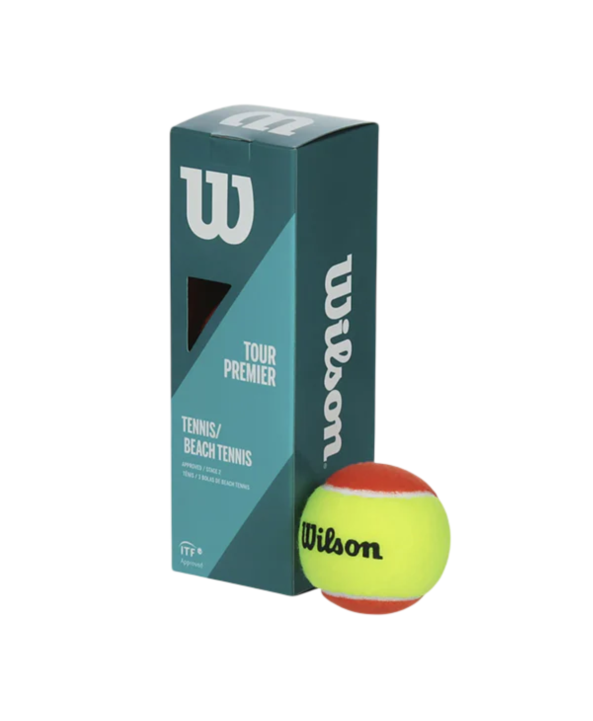 Bola de Tênis e Beach Tennis Estágio 2 Wilson Tour Premier 3un