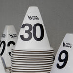 Prisma indicador/marcador de fibra de vidro 45cm Pista e Campo (avulso)