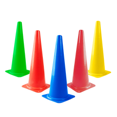 Cone Flexível Liso 50cm para Treino Esportivo Velden - Unidade