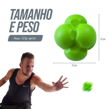 Bola de Reação Esportiva Reaction Ball Envolst - 6 gomos