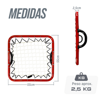 Rebatedor de Bolas para Treino de Goleiros 55x55cm Velden