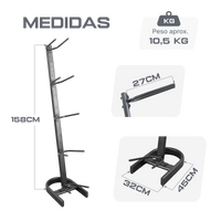 Suporte Expositor Torre para Medicine Ball Envolst