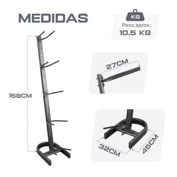 Suporte Expositor Vertical para Bolas Envolst