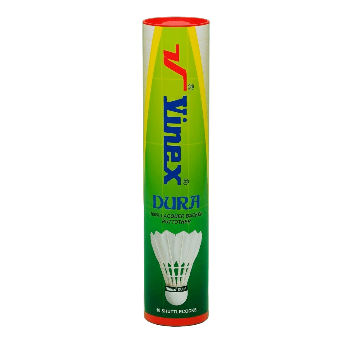 Peteca/volante de badminton com penas Vinex - cnj com 10 und