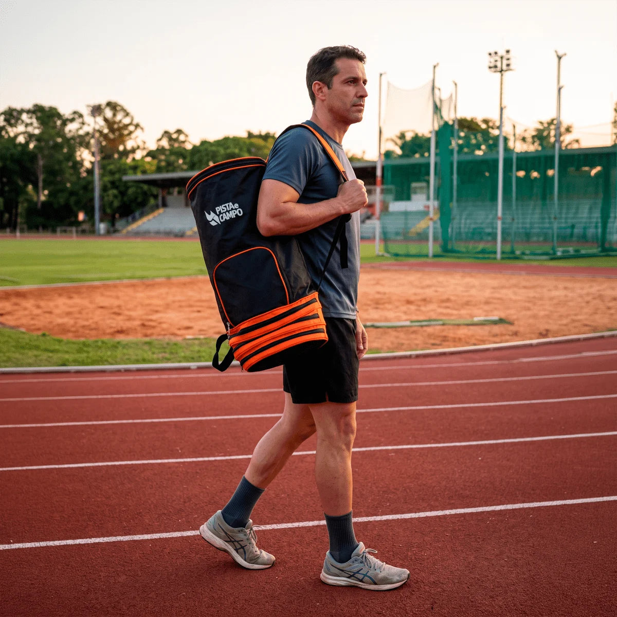 Bolsa para transporte e armazenagem de disco e calçado de atletismo Pista e Campo - EX