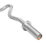 Barra W Super Curl Olímpica 1,20 m Hard Chrome Envolst