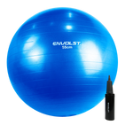 Bola Suíça Gym Ball 55cm Anti Estouro Envolst - Cinza