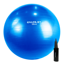 Bola Suíça Gym Ball 55cm Anti Estouro Envolst - Cinza