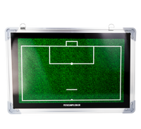 Quadro tático magnético de alumínio com acessórios 45x30 Pista e Campo - Futebol Society
