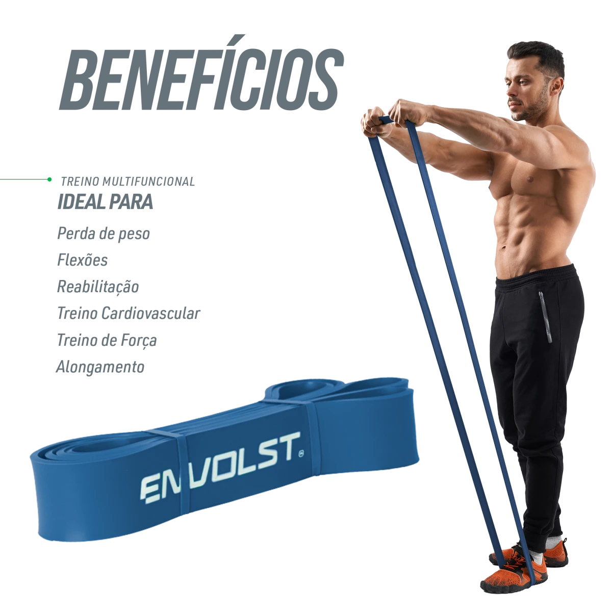 Super Band 6.4 Elástico Extensor Borracha Envolst