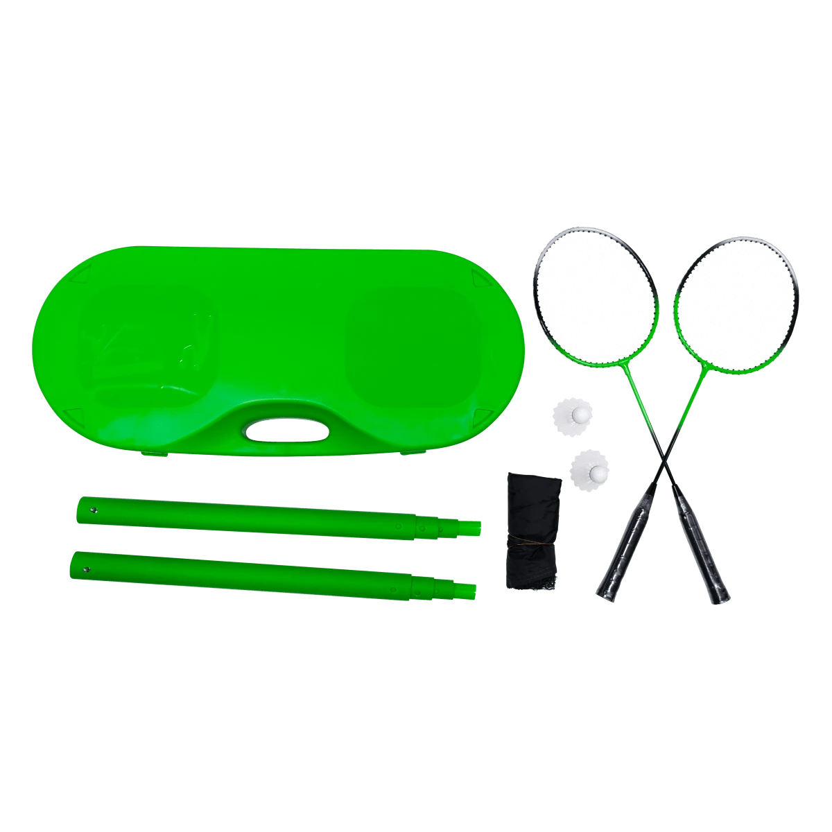 Kit Portátil de Badminton com Rede e Maleta