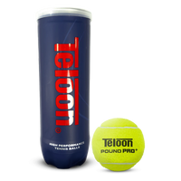 Bolas de Tênis Teloon POUND PRO + ITF tubo com 3 un.