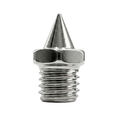 50 / 100 pregos para sapatilha de atletismo de aço 4,8mm Pirâmide base hexagonal Pista e campo