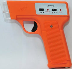 Pistola e disparador eletrônico para partida e amplificador portátil com microfone Jex