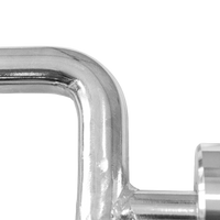 Barra H Romana 86cm Olimpica Cromada Envolst